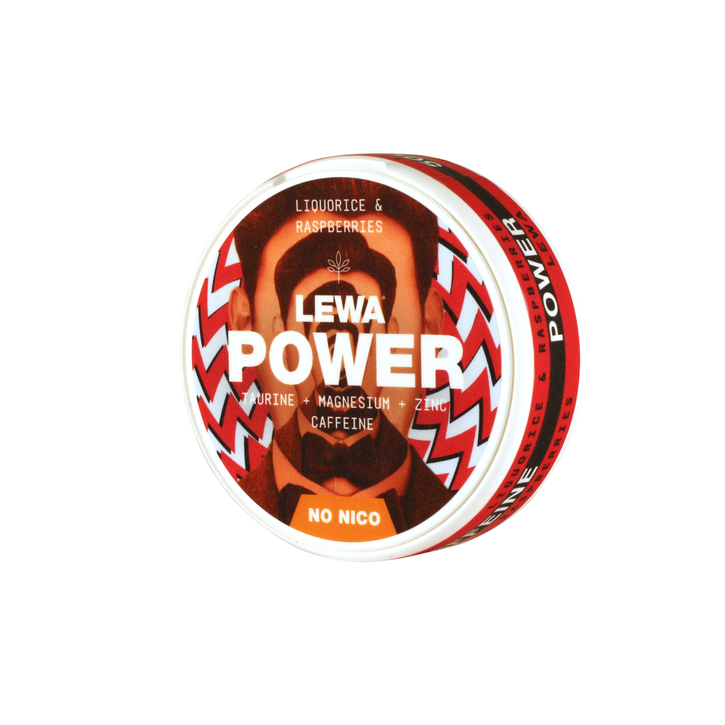 LEWA POWER Liquorice & Raspberries Caffeine Pouches